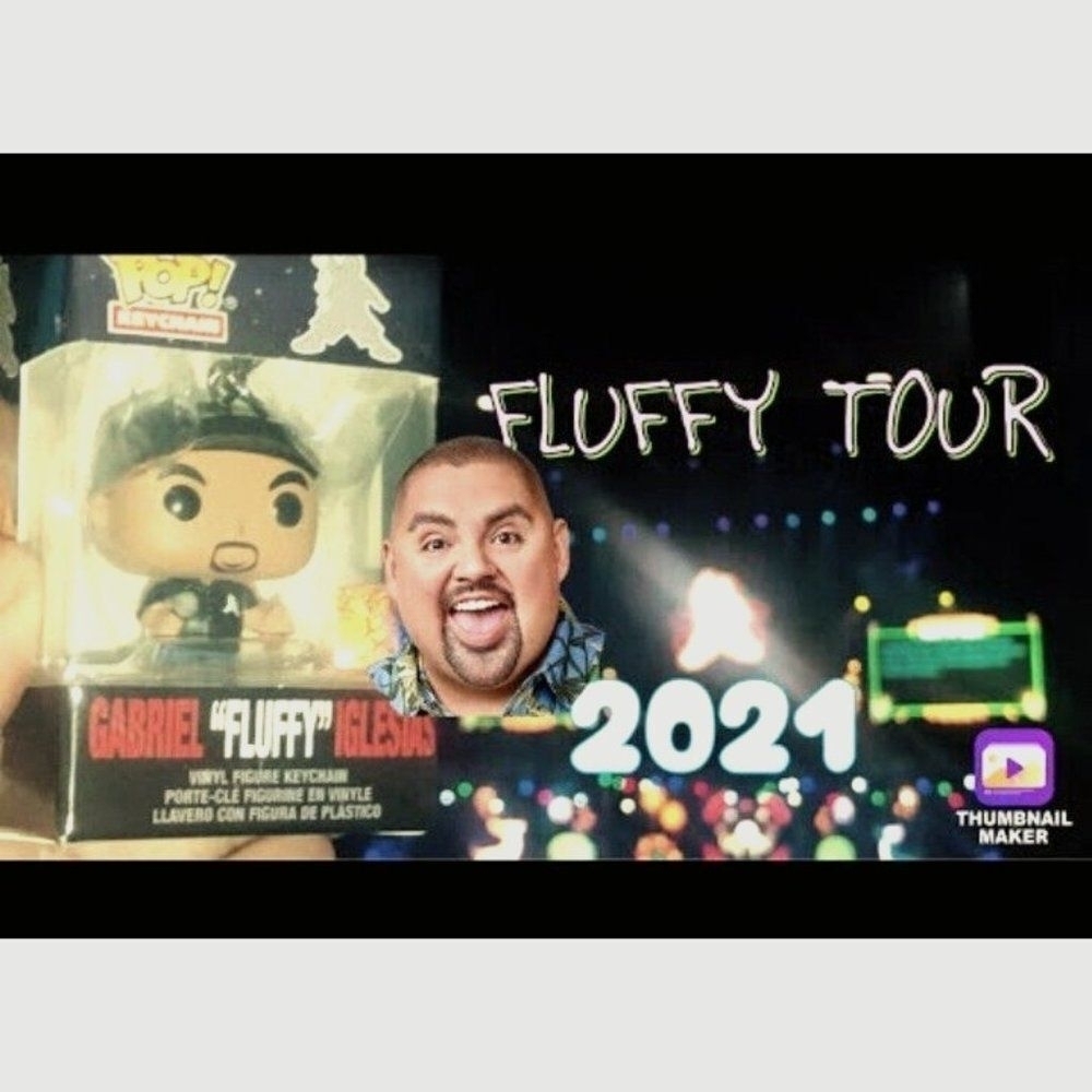 Gabriel "fluffy" Iglesias pocket pop keychain, vinyl figure keychain
